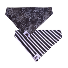 Charger l&#39;image dans la galerie, Foulard réversible 2 en 1 pour grand chien - GR012
