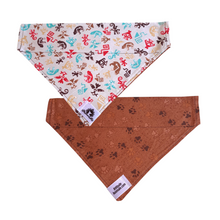 Charger l&#39;image dans la galerie, Foulard réversible 2 en 1 pour grand chien - GR013
