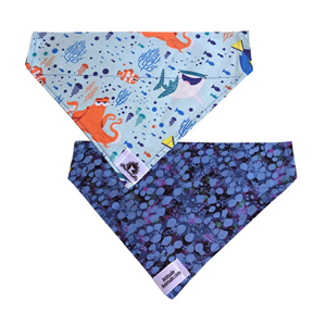 Foulard réversible 2 en 1 pour grand chien - GR014