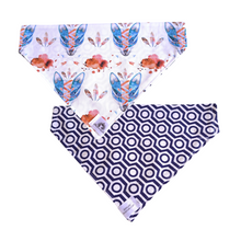 Charger l&#39;image dans la galerie, Foulard réversible 2 en 1 pour grand chien - GR023
