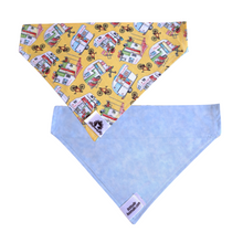 Charger l&#39;image dans la galerie, Foulard réversible 2 en 1 pour grand chien - GR033
