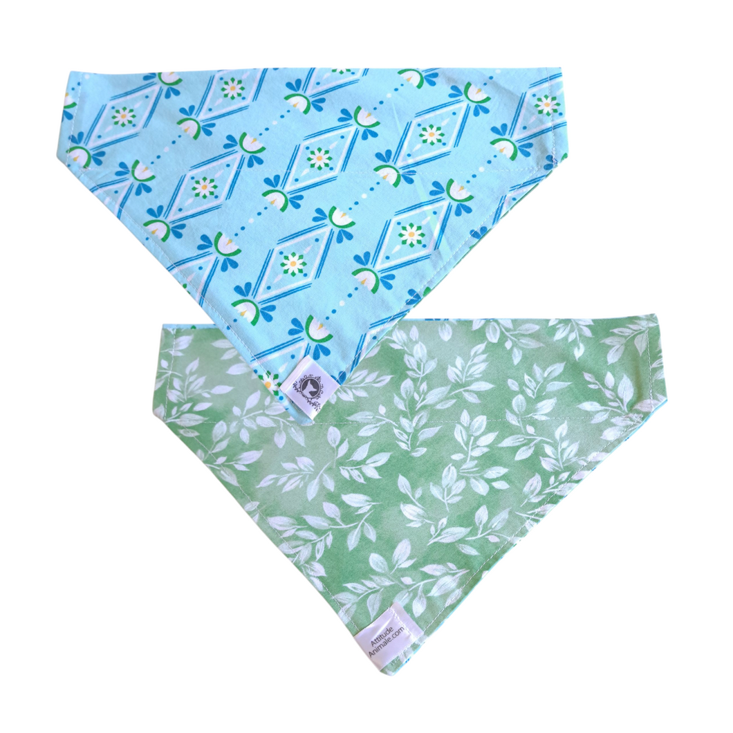 Foulard réversible 2 en 1 pour grand chien - GR034