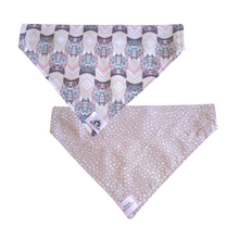 Charger l&#39;image dans la galerie, Foulard réversible 2 en 1 pour grand chien - GR035
