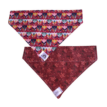 Charger l&#39;image dans la galerie, Foulard réversible 2 en 1 pour grand chien - GR038
