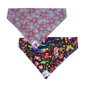 Foulard réversible 2 en 1 pour grand chien - GR046