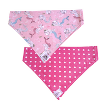 Charger l&#39;image dans la galerie, Foulard réversible 2 en 1 pour grand chien - GR053
