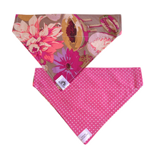 Charger l&#39;image dans la galerie, Foulard réversible 2 en 1 pour grand chien - GR055
