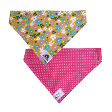 Charger l&#39;image dans la galerie, Foulard réversible 2 en 1 pour grand chien - GR006
