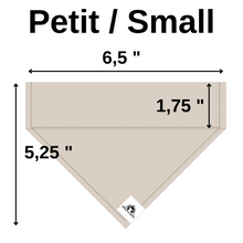 Charger l&#39;image dans la galerie, Kit manchon de laisse et foulard DEMANDEZ AVANT DE CARESSER
