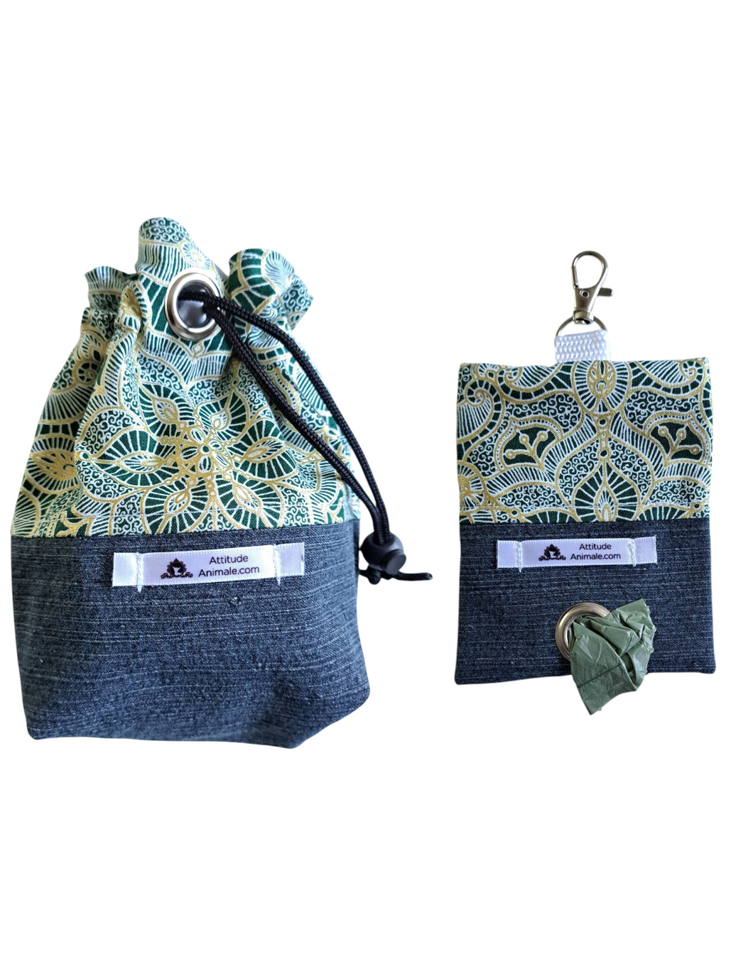 Kit Pochette à gâteries et porte-sacs à déchets pour chien - KPP003