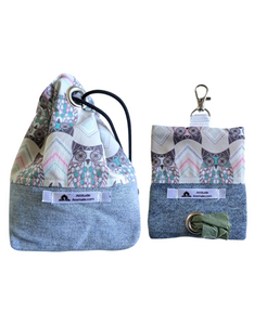 Kit Pochette à gâteries et porte-sacs à déchets pour chien - KPP006