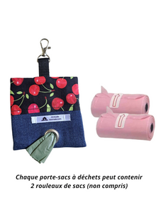 Kit Pochette à gâteries et porte-sacs à déchets pour chien - KPP009