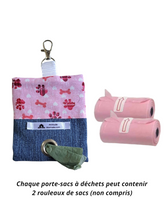 Charger l&#39;image dans la galerie, Kit Pochette à gâteries et porte-sacs à déchets pour chien - KPP011
