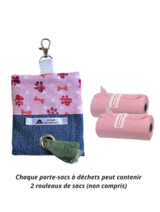 Kit Pochette à gâteries et porte-sacs à déchets pour chien - KPP011