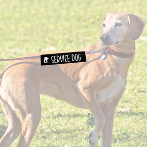 Leash sleeve - SERVICE DOG