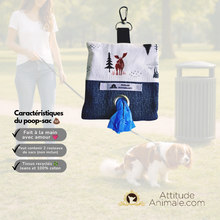 Charger l'image dans la galerie, Porte-sac_caca_pour_chien_-_PS042.3a_-_Attitude_Animale.com
