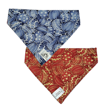 Charger l'image dans la galerie, Foulard 2 en 1 pour chat et petit chien pour Noël - N028
