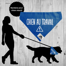 Charger l&#39;image dans la galerie, Foulard pour chien moyen - CHIEN AU TRAVAIL
