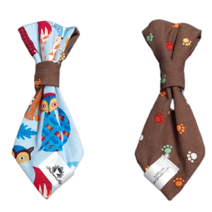 Cravate 2 en 1 - 6 po - Renard coloré