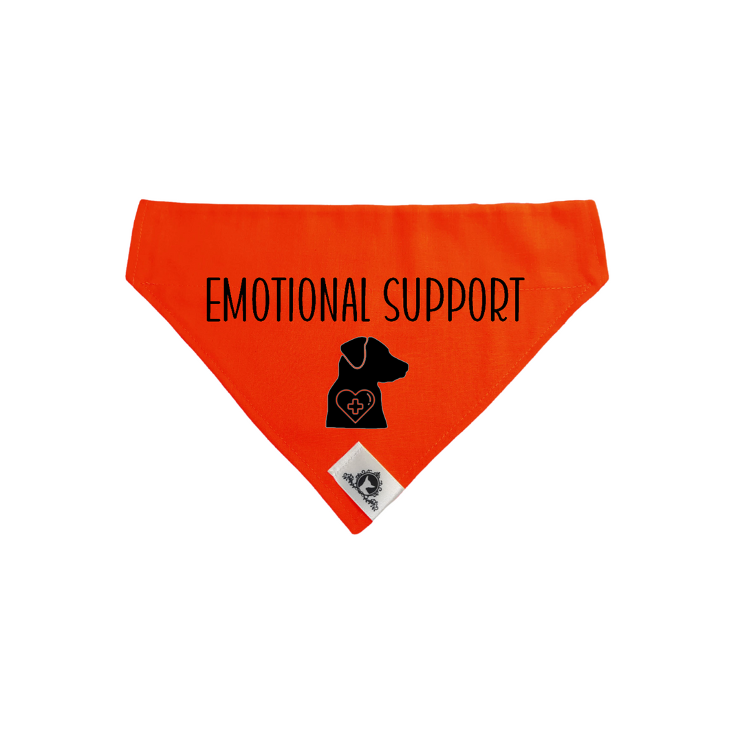 Medium Dog bandana - EMOTIONAL SUPPORT