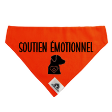 Charger l&#39;image dans la galerie, Foulard pour grand chien SOUTIEN ÉMOTIONNEL

