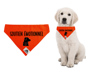 Foulard pour chien moyen - SOUTIEN ÉMOTIONNEL