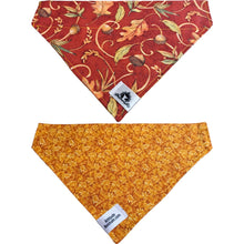 Charger l&#39;image dans la galerie, Foulard 2 en 1 pour grand chien - Automne A007
