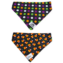 Charger l&#39;image dans la galerie, Foulard 2 en 1 pour chat et petit chien - Halloween H001
