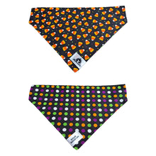 Charger l&#39;image dans la galerie, Foulard 2 en 1 pour grand chien - Halloween H002
