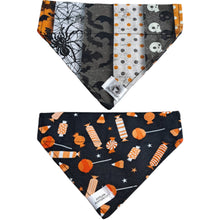 Charger l&#39;image dans la galerie, Foulard 2 en 1 pour chat et petit chien - Halloween H005
