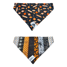 Charger l&#39;image dans la galerie, Foulard 2 en 1 pour grand chien - Halloween H006
