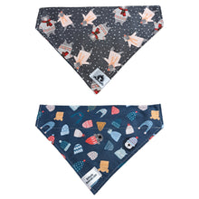 Charger l&#39;image dans la galerie, Foulard 2 en 1 pour grand chien pour Noël - N027
