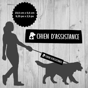 Manchon de laisse CHIEN D'ASSISTANCE