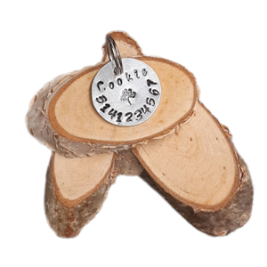 Médaille pour chien et chat à personnaliser - Arbre