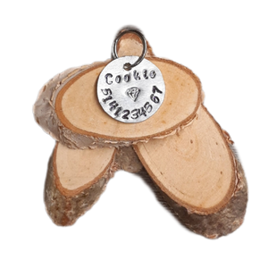 Médaille pour chien et chat à personnaliser - Diamant