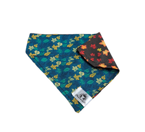 Foulard 2 en 1 pour chien moyen - Automne A002