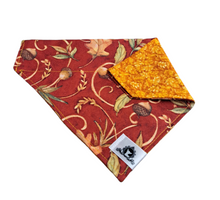 Charger l&#39;image dans la galerie, Foulard 2 en 1 pour grand chien - Automne A007
