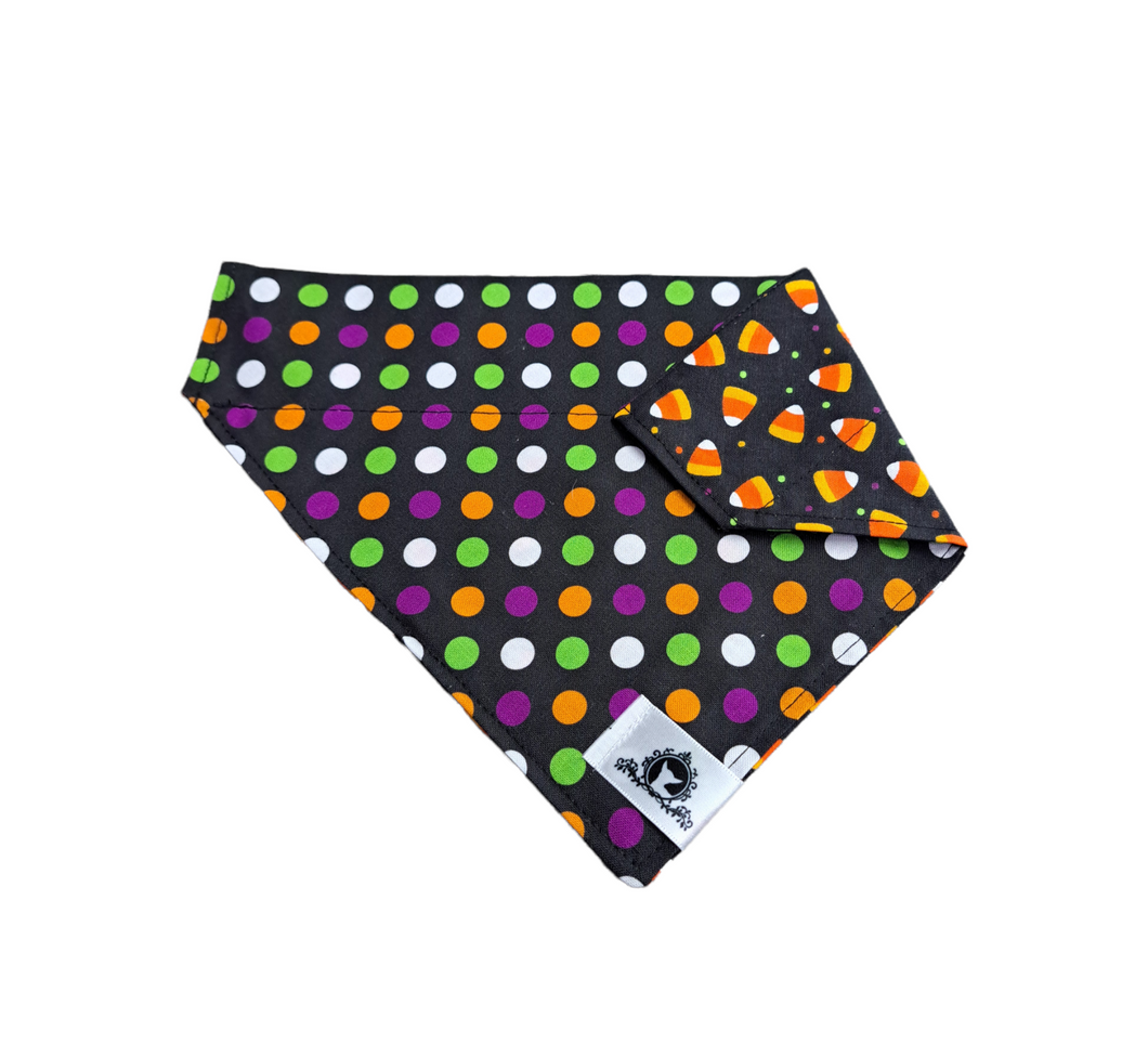 Foulard 2 en 1 pour grand chien - Halloween H001