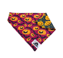 Charger l&#39;image dans la galerie, Foulard 2 en 1 pour grand chien - Halloween H009
