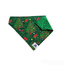 Charger l&#39;image dans la galerie, Foulard 2 en 1 pour grand chien - Sapin de Noël - N003
