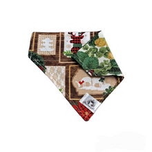 Charger l&#39;image dans la galerie, Foulard 2 en 1 pour chat et petit chien pour Noël - N012
