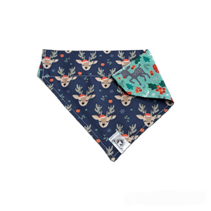 Foulard 2 en 1 pour chien moyen pour Noël - N026