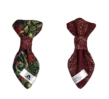 Charger l&#39;image dans la galerie, Cravate 2 en 1 - 4 po - Volutes dorées de Noël
