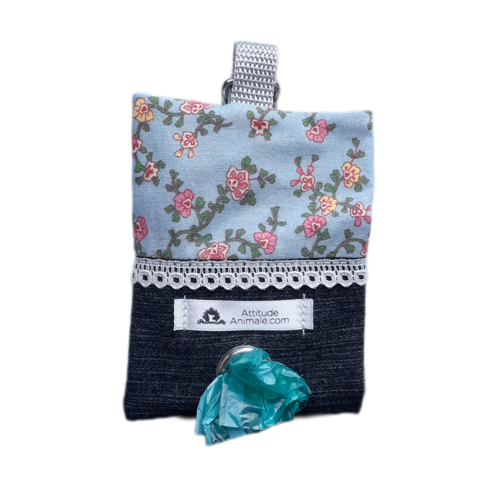 Porte-sac à déchets pour chien – Poop sac – Fleur du printemps