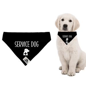 Bandana for small dog - SERVICE DOG